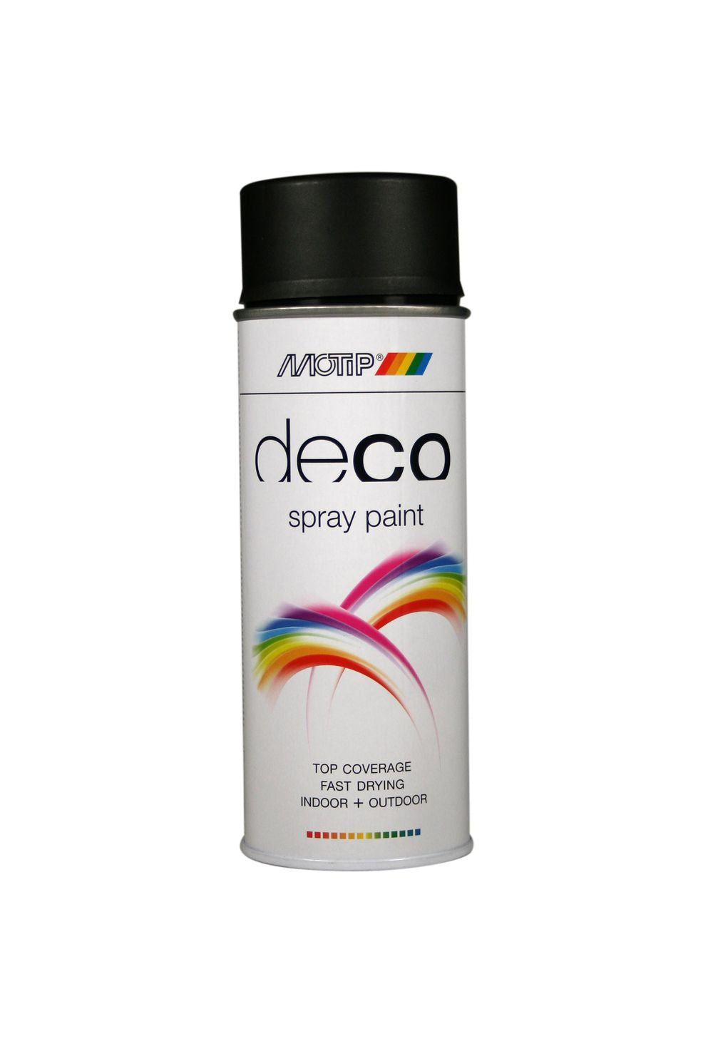 PEINTURE DECO RAL9005 SATINE AEROSOL 400ML MOTIP