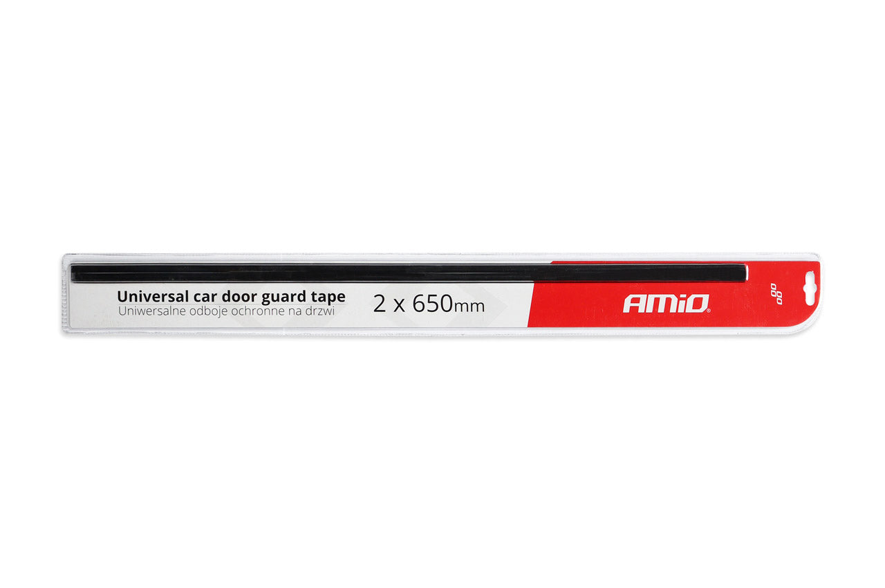 BANDES PROTECTION PORTIERE NOIRES EN U 2X650MM AMIO