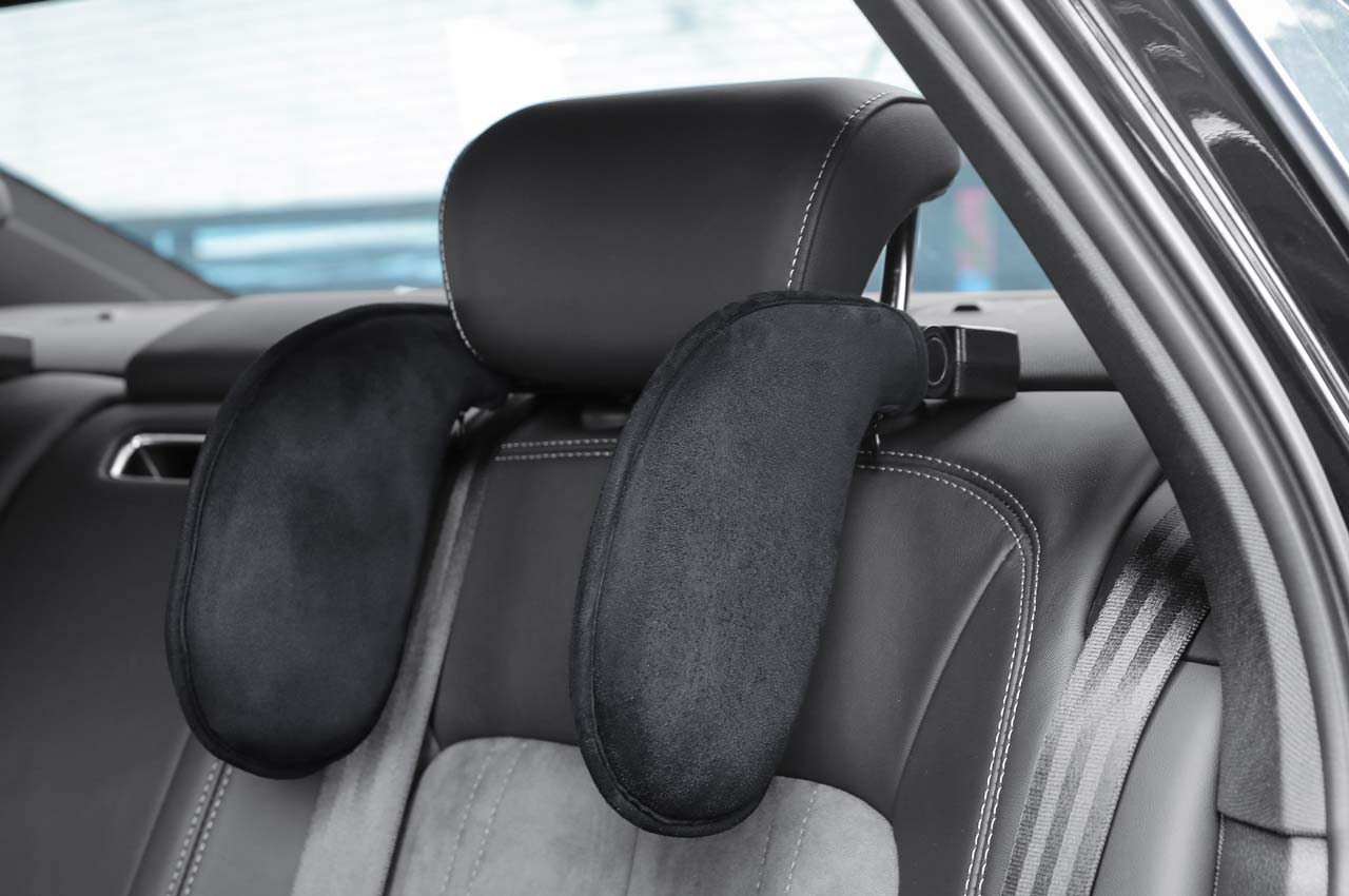 REPOSE-TETE TISSU NOIR AMIO