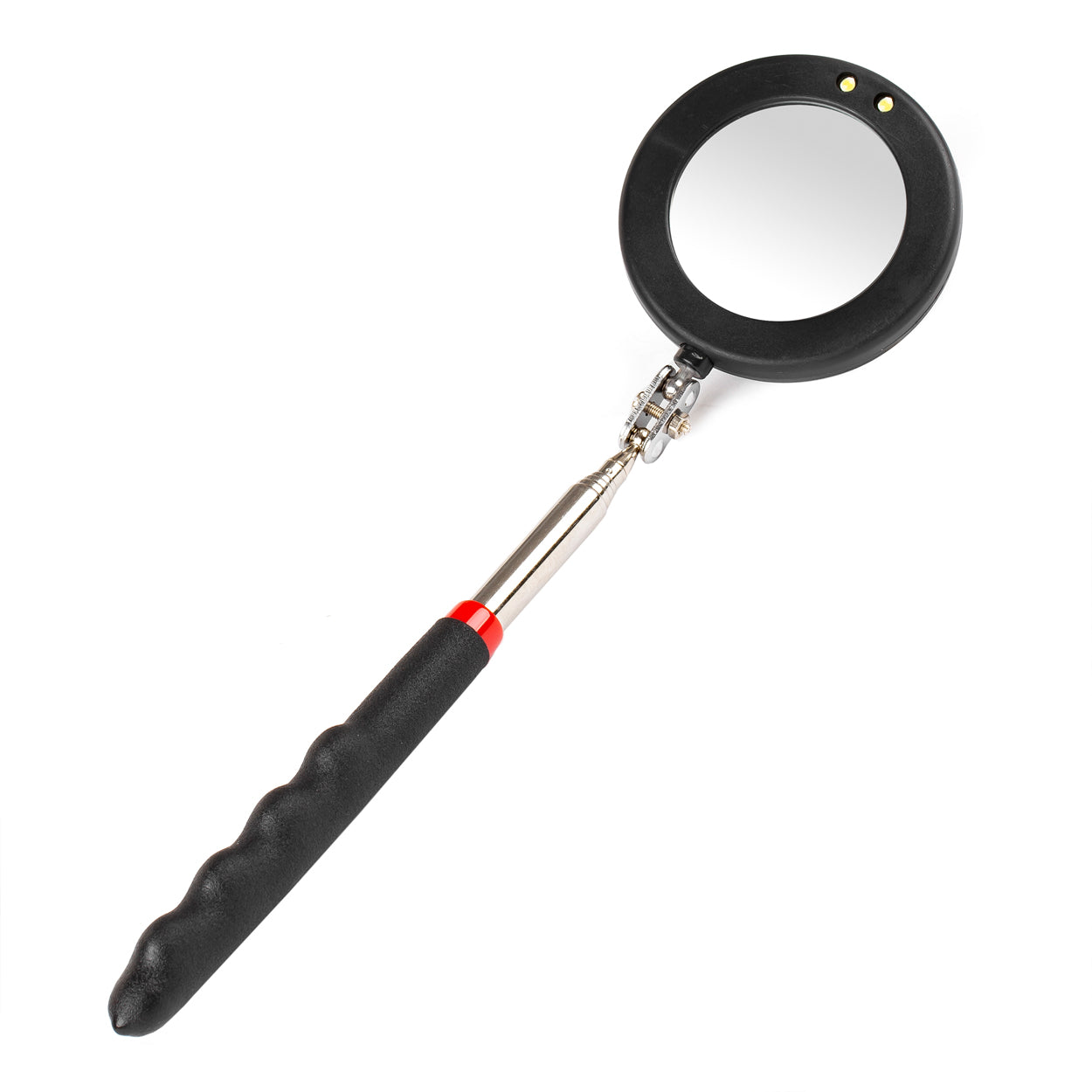 MIROIR (DIAM 50MM) D'INSPECTION TELESCOPIQUE (280 A 870MM) AVEC LAMPE LED AMIO