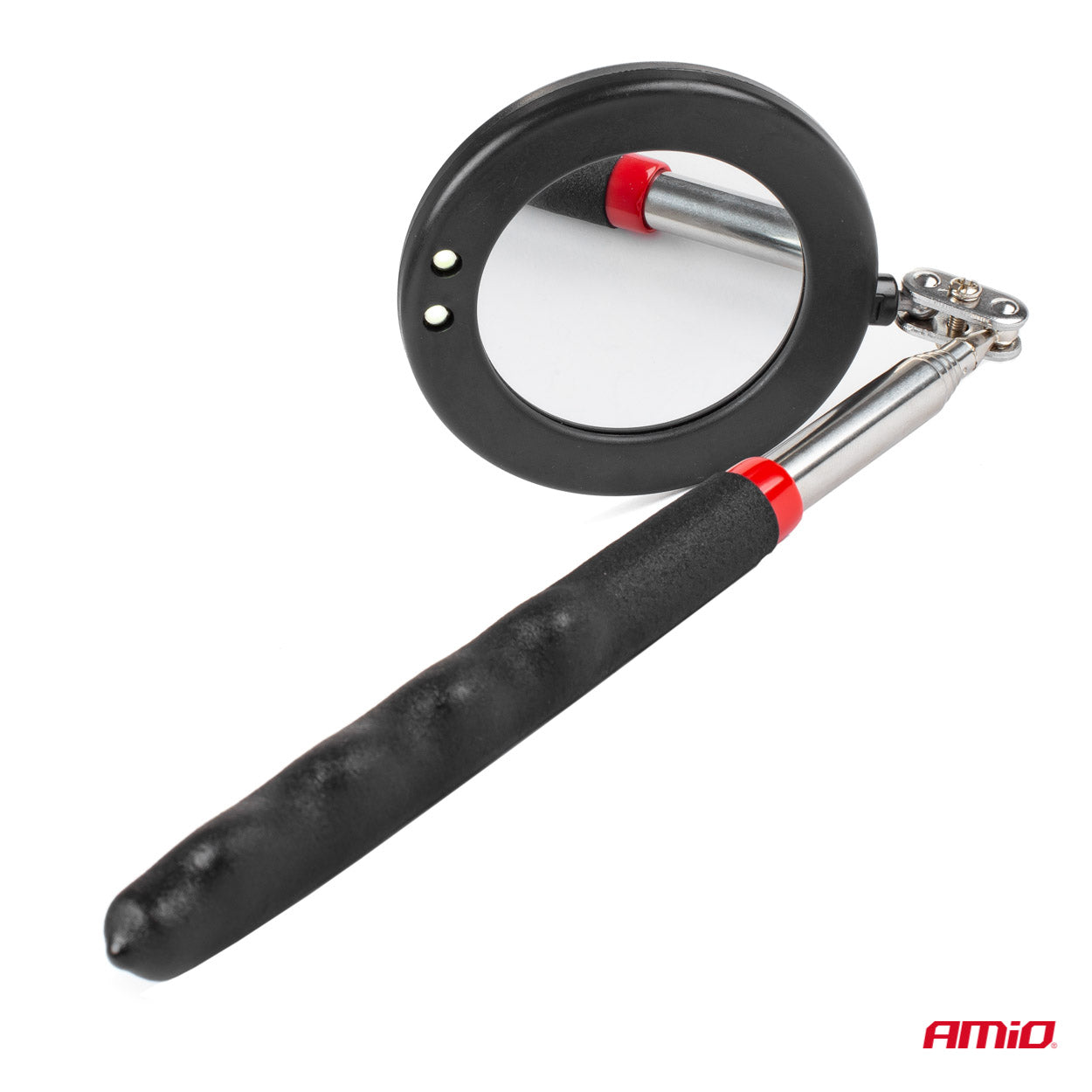 MIROIR (DIAM 50MM) D'INSPECTION TELESCOPIQUE (280 A 870MM) AVEC LAMPE LED AMIO