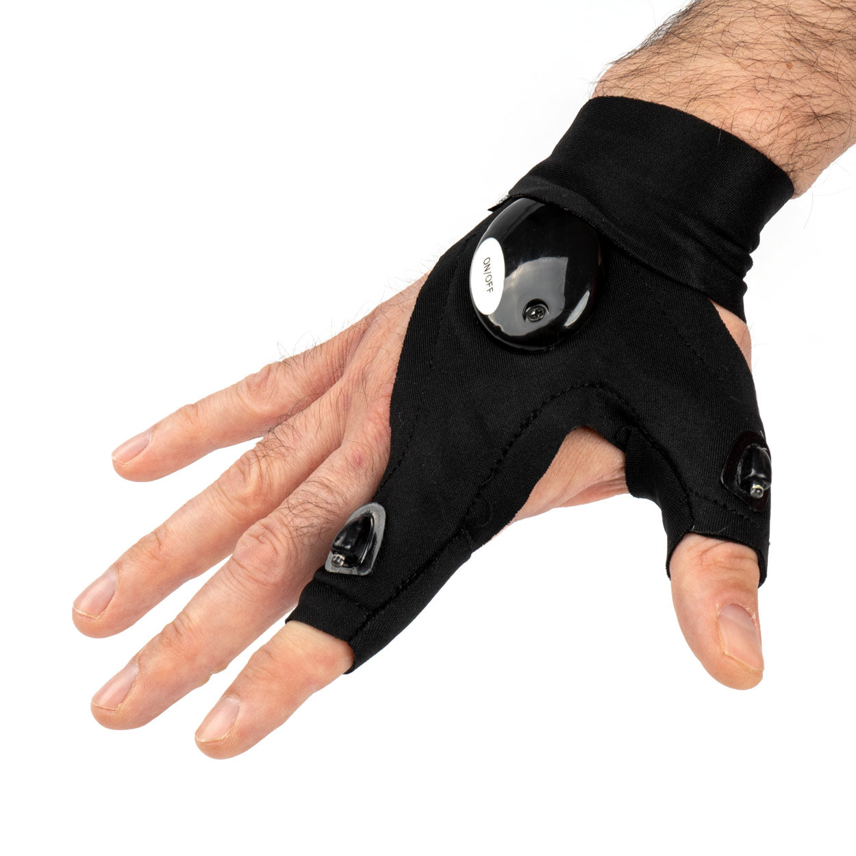GANTS (X2) ETANCHES AVEC ECLAIRAGE LED INTEGRE (PILE CR2016 FOURNIE) AMIO