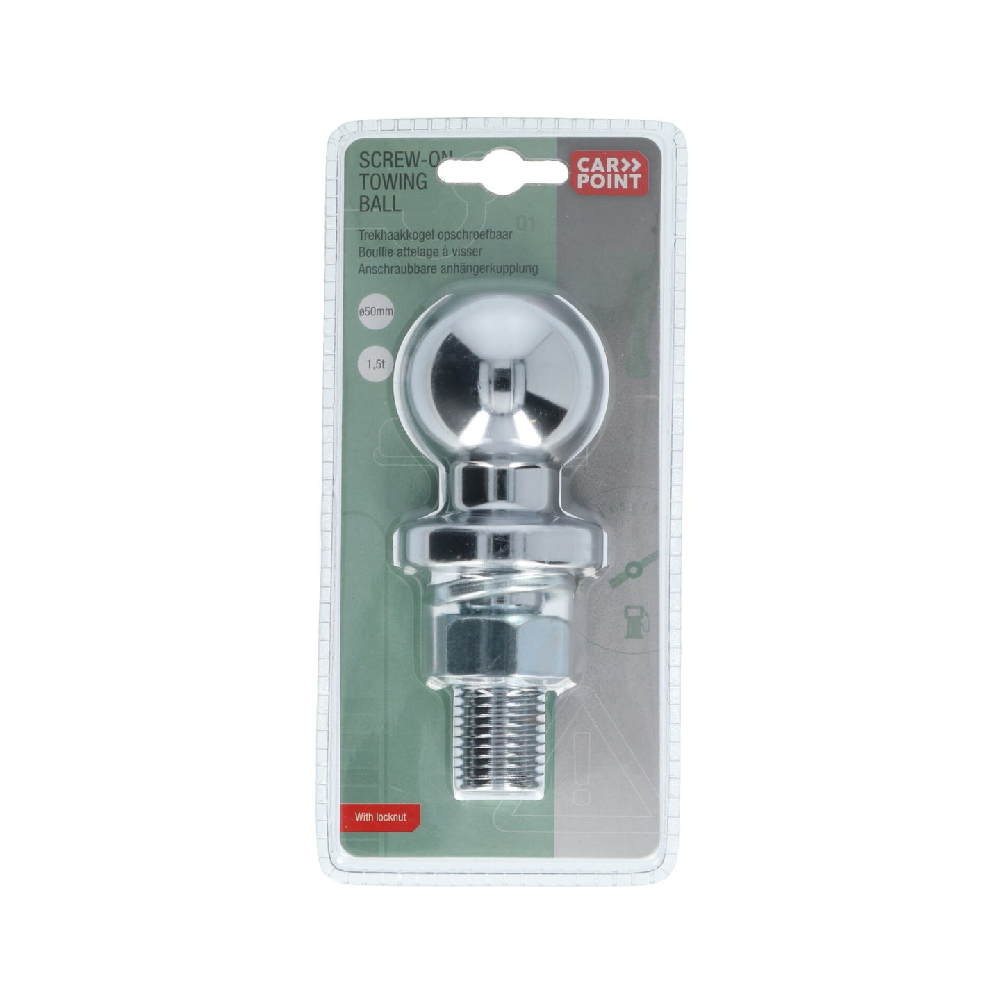 BOULE D'ATTELAGE A VISSER Ø50MM M22X2.5MM
