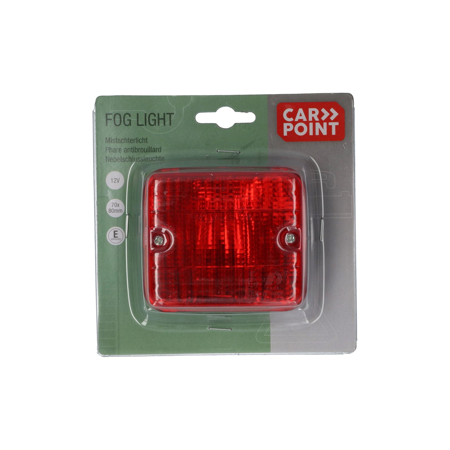 FEU ANTIBROUILLARD ADDITIONNEL 70X80MM ROUGE CARPOINT