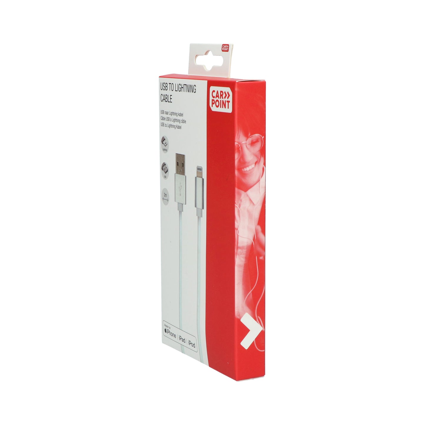 CÂBLE USB> 8 PIN 2 MÈTRE CARPOINT