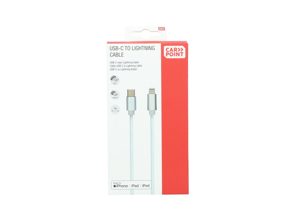 CABLE USB-C -> LIGHTNING 1 METRE CARPOINT