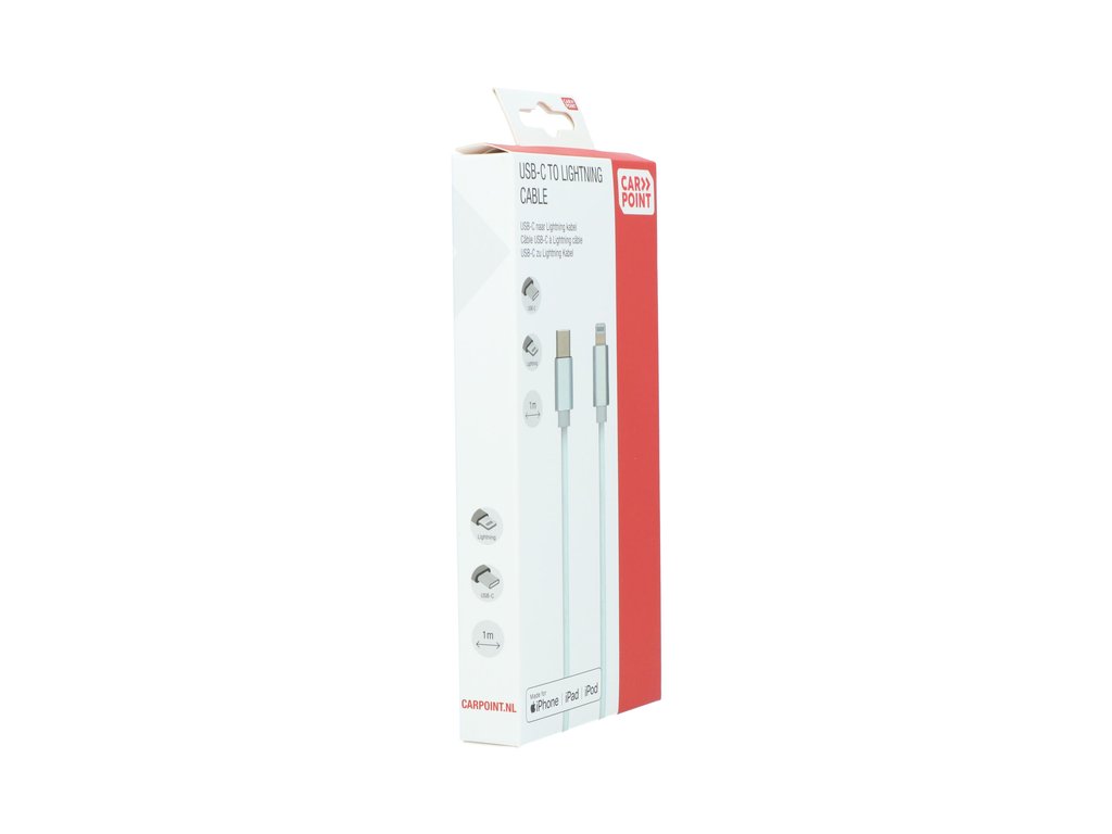 CABLE USB-C -> LIGHTNING 1 METRE CARPOINT