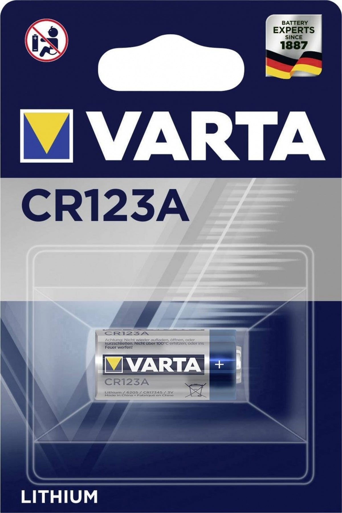 PILE VARTA CR123A