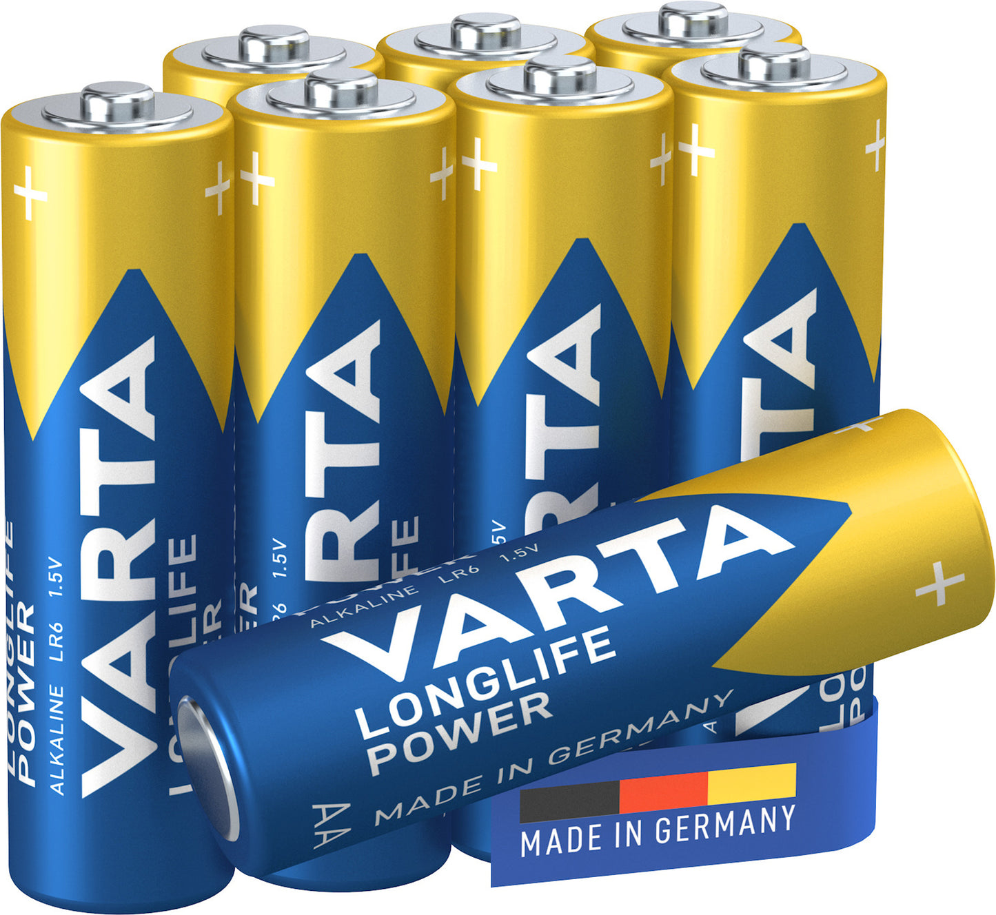 PILES VARTA ALCALINE POWER 1,5V PILES LR6/AA 8 PCS