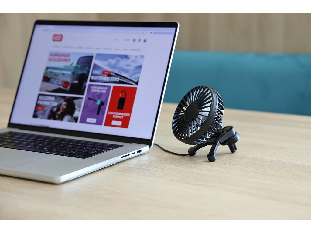 VENTILATEUR USB POUR GRILLE DE VENTILATION CARPOINT