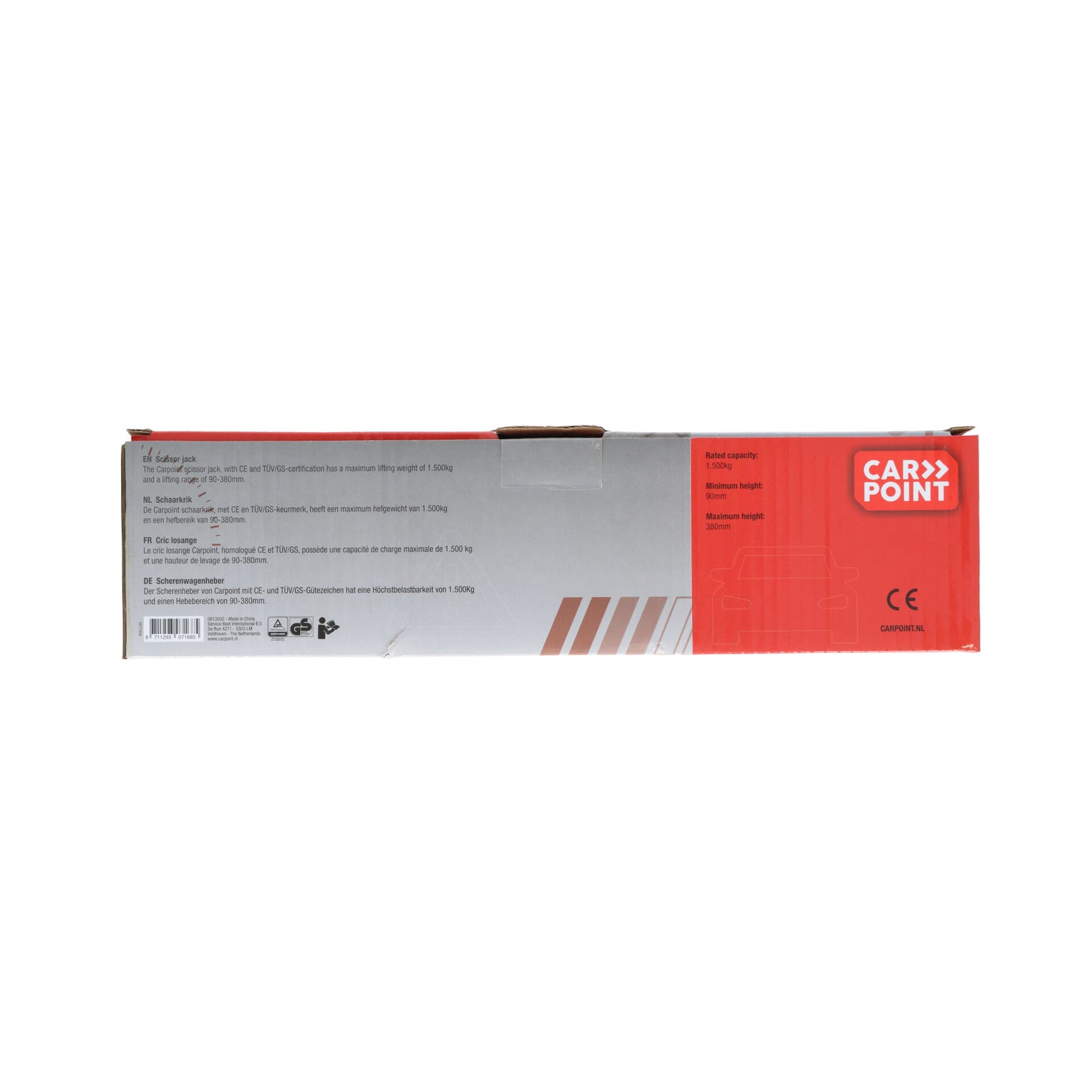 CRIC LOSANGE 1500KG 115 375MM TUV/GS