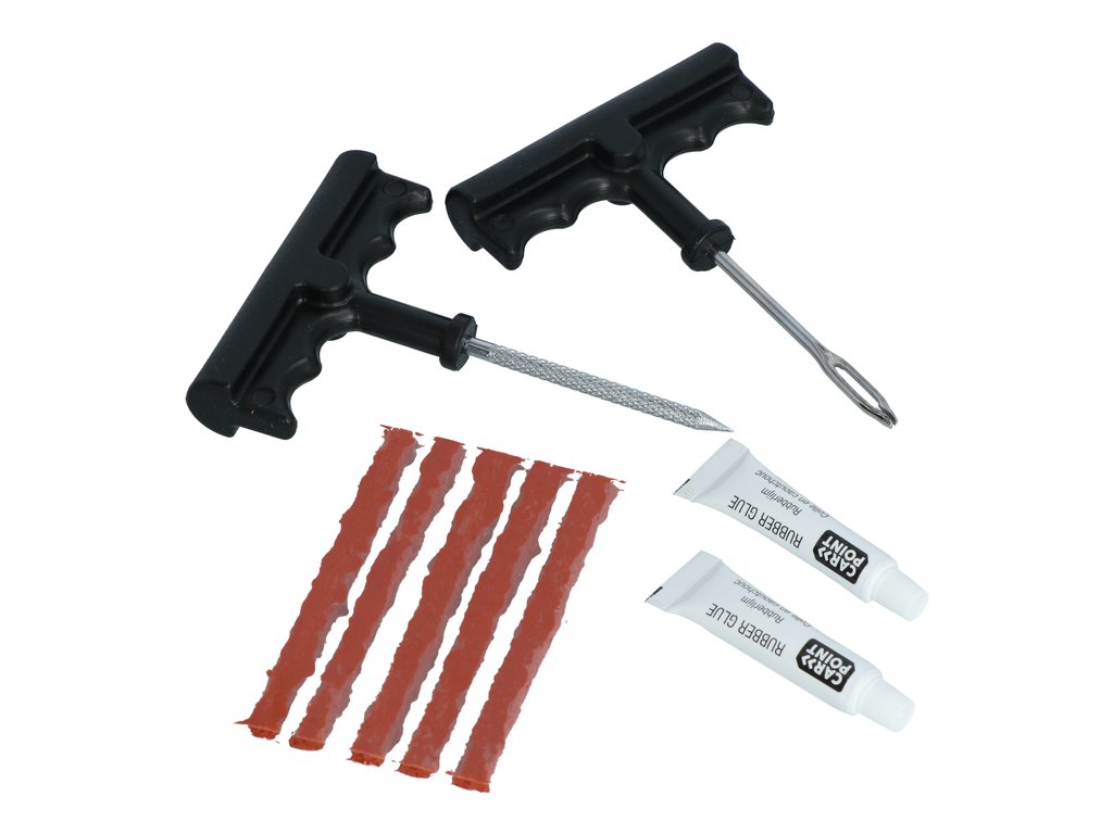 KIT MECHES POUR PNEUS (5 MECHES + 2 OUTILS + 2 TUBES) CARPOINT