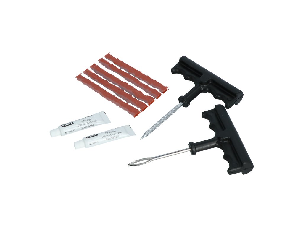 KIT MECHES POUR PNEUS (5 MECHES + 2 OUTILS + 2 TUBES) CARPOINT