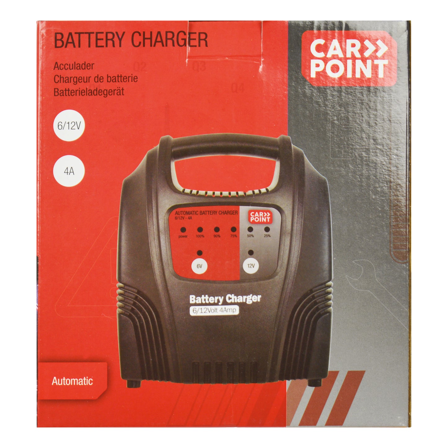 CHARGEUR DE BATTERIE 4A 12V