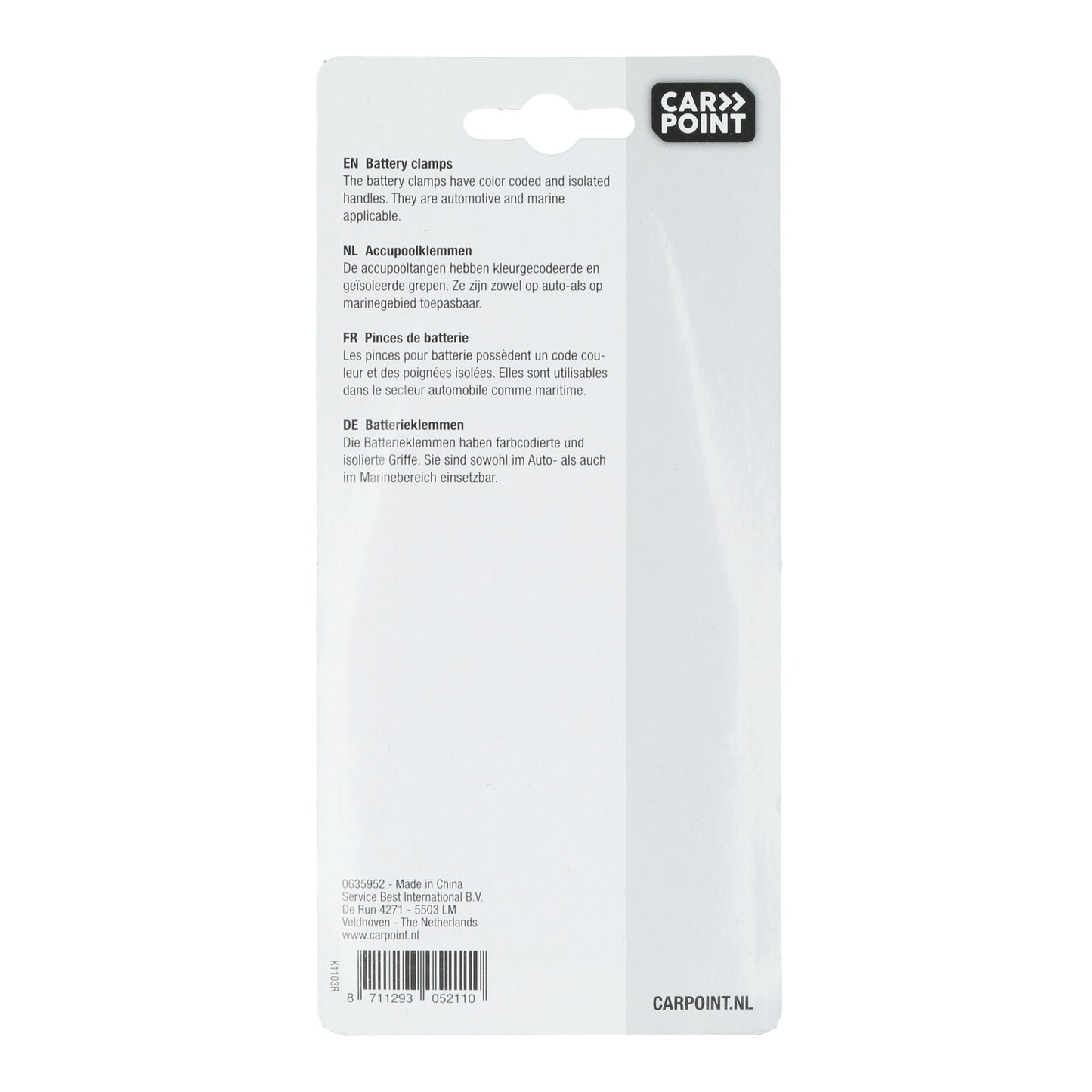 PINCES DE BATTERIE CROCODILES 50A 2PCS