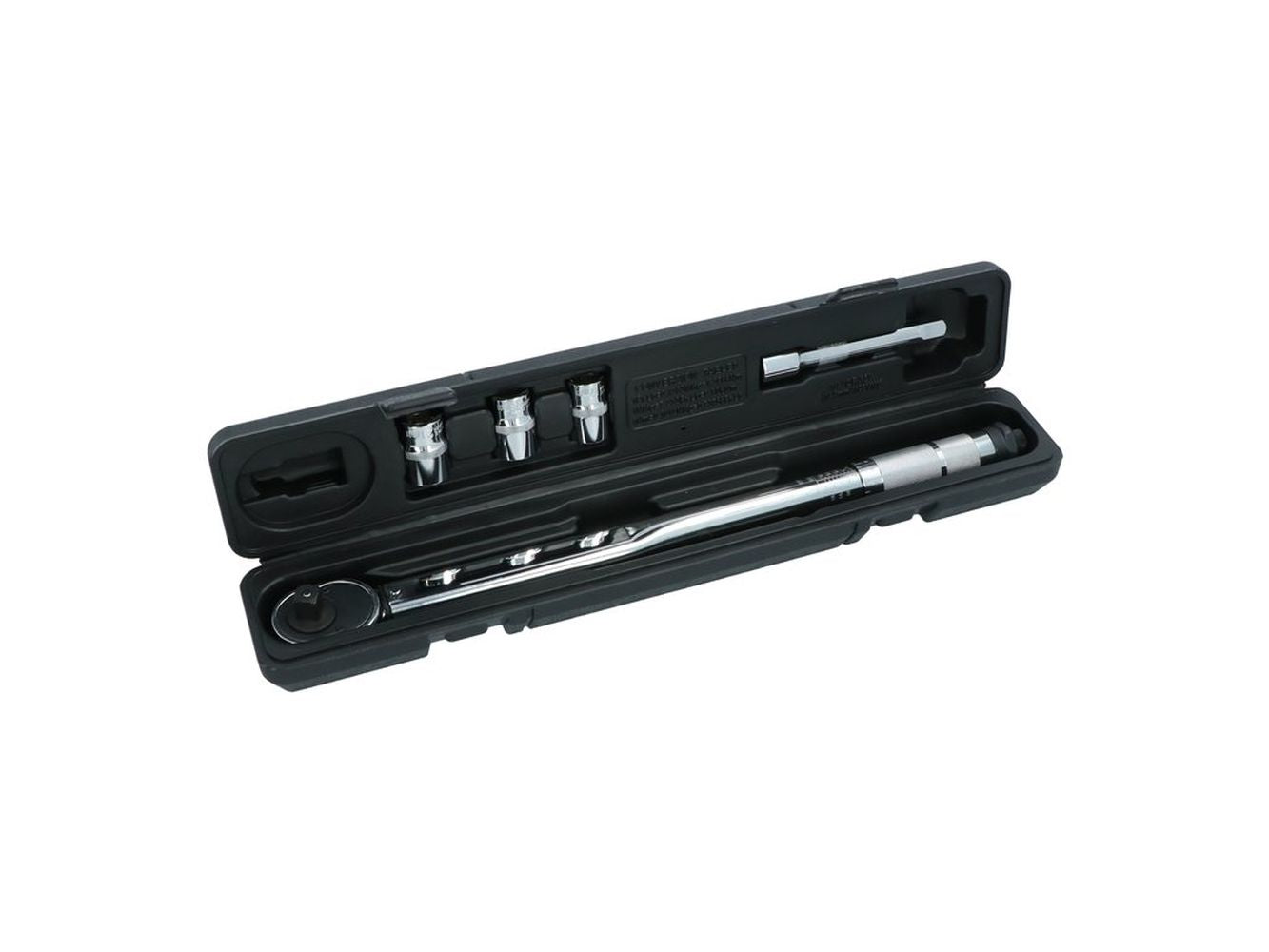 CLE DYNAMOMETRIQUE 465MM, REGLABLE DE 40 A 210NM, RALLONGE 1/2 '', DOUILLE 17/19/21MM