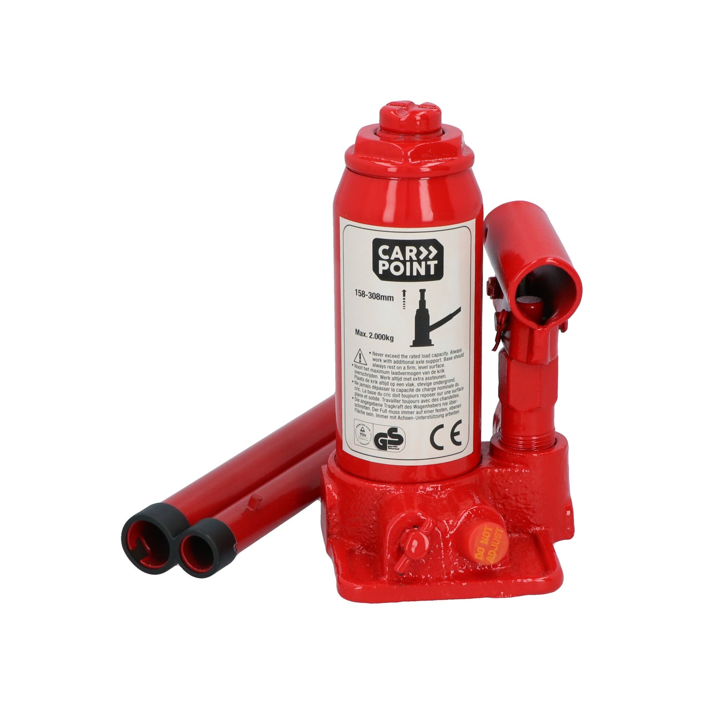 CRIC BOUTEILLE HYDRAULIQUE 2000KG 155 325MM