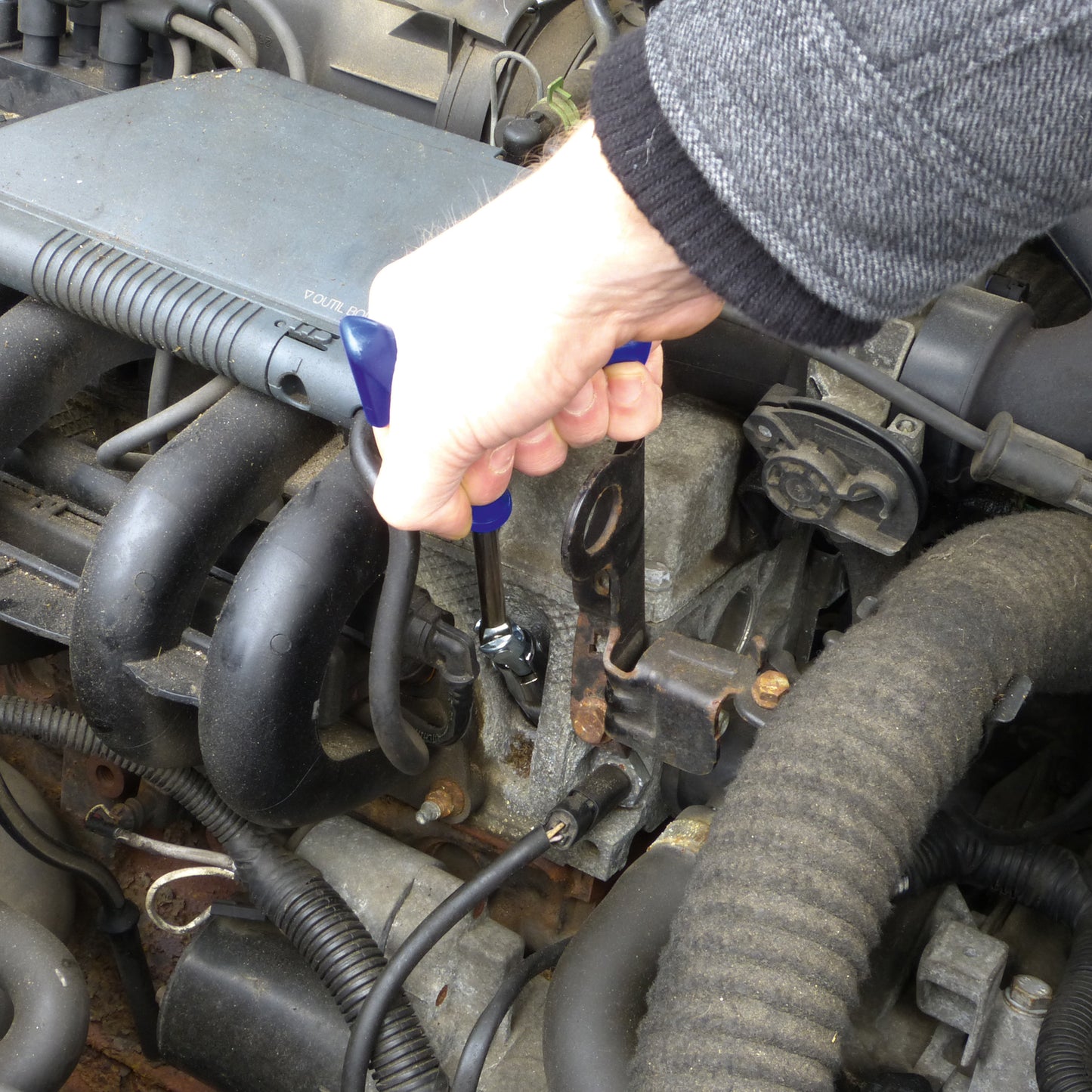 CLE A BOUGIES 21MM AVEC POIGNEE