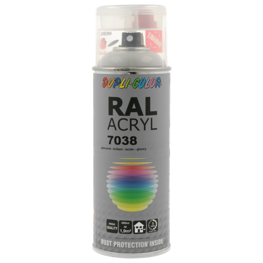 PEINTURE ACRYLIQUE RAL 7038 GREY GL. 400 ML DUPLI COLOR