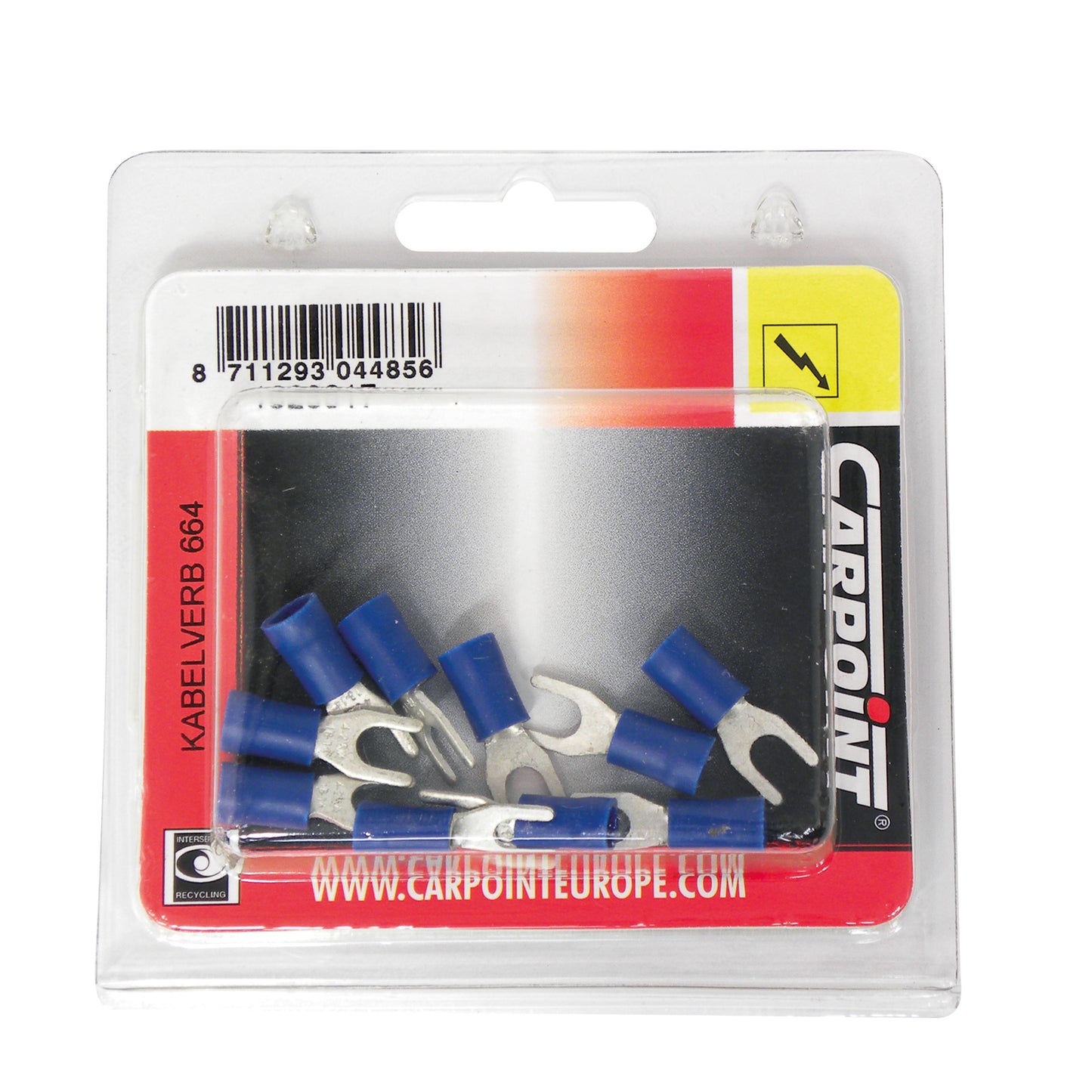 COSSES FOURCHES 664 Ø4,3MM POUR CABLES Ø1.5 2.5MM BLEU 10PCS z