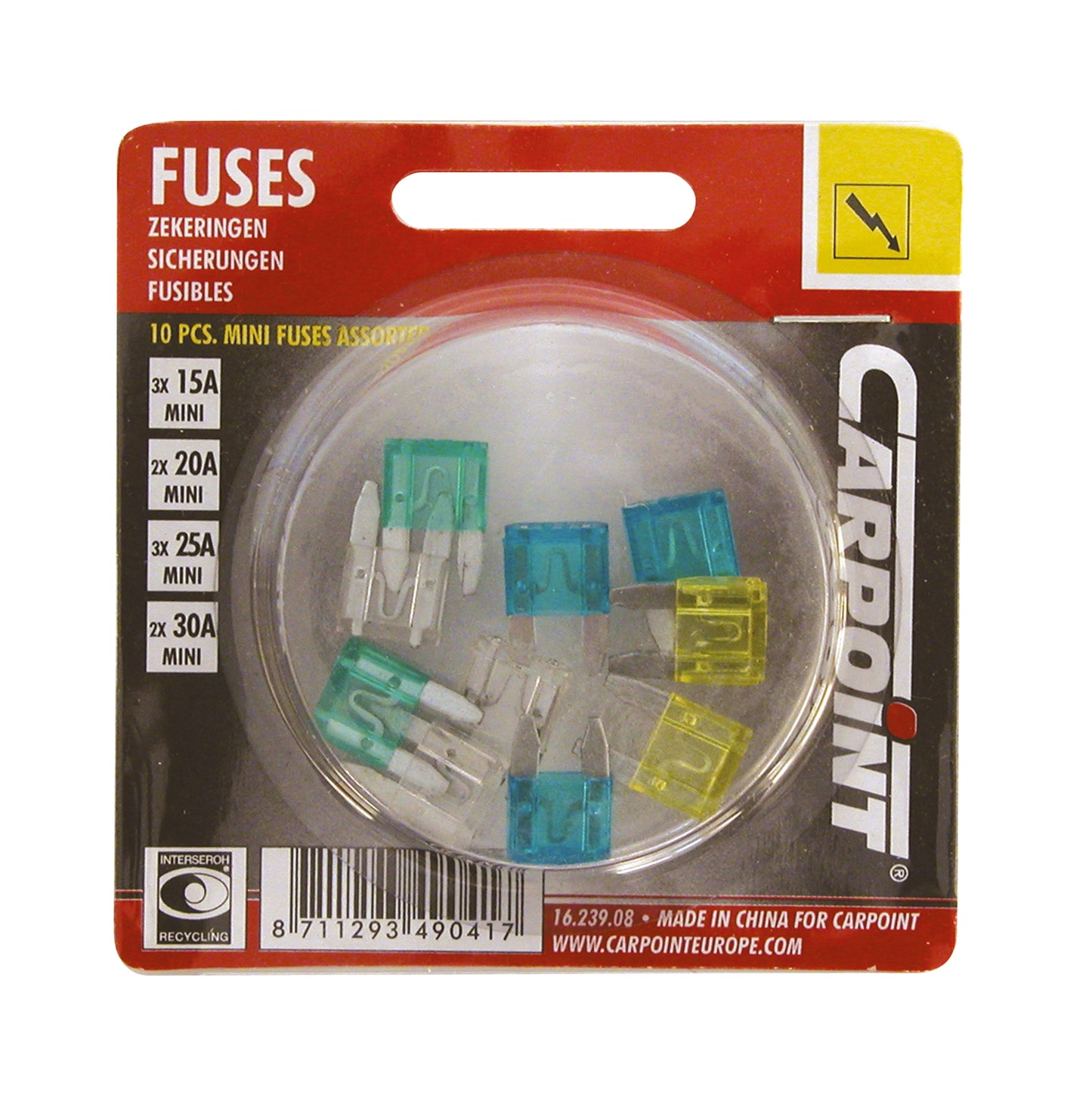 MINI FUSIBLES ASSORTIS X10