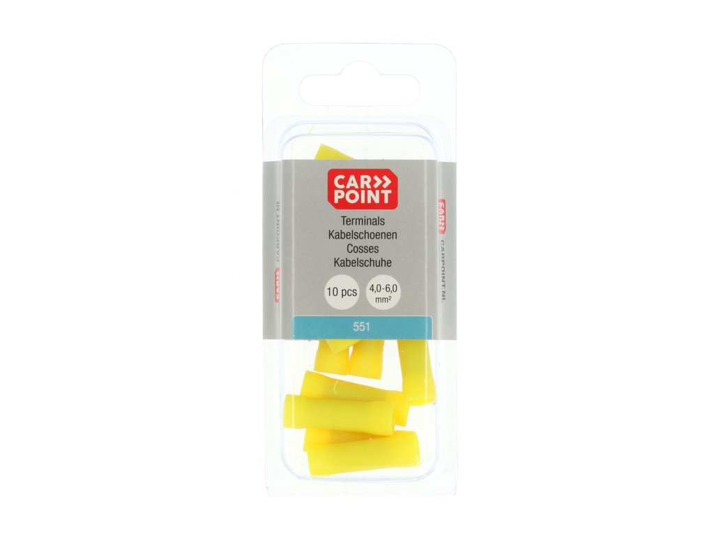 COSSES DE CABLE 551 JAUNE Ø 6,8MM (10 PCS)