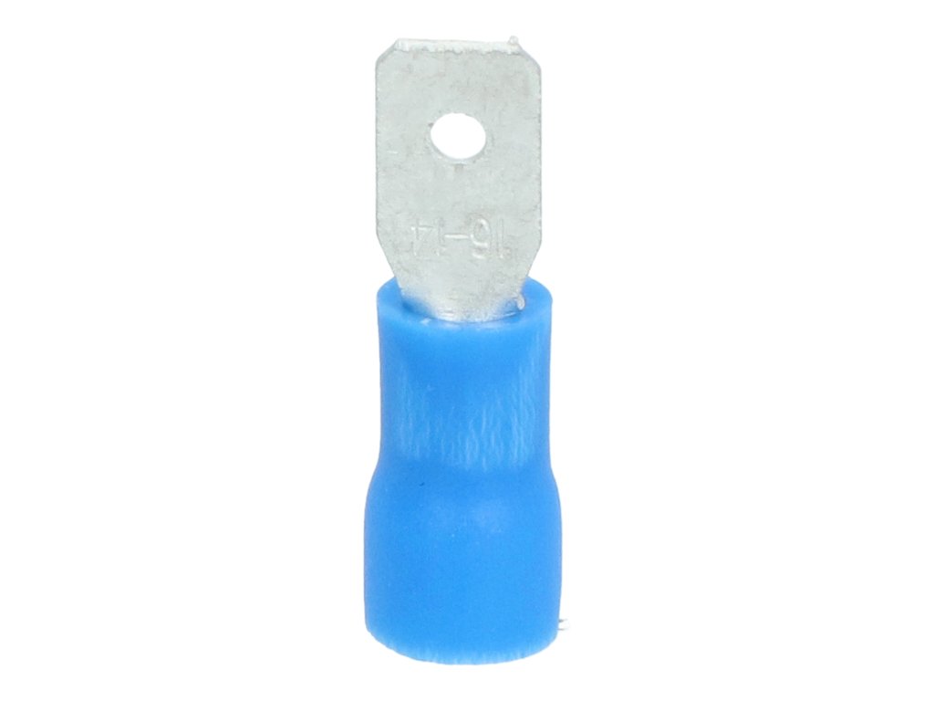 COSSES CLIP MALE 743 BLEUES 4,8X0,5MM (10 PCS)