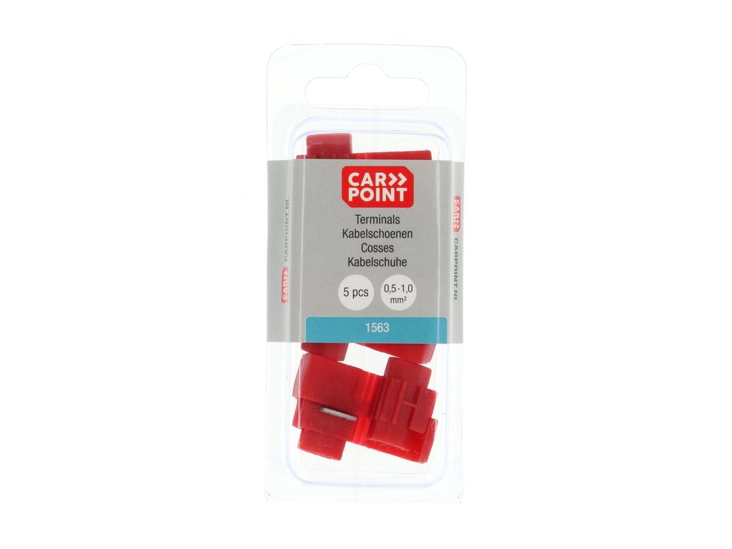 COSSES CABLE LOCK 1563 ROUGE (5 PCS)