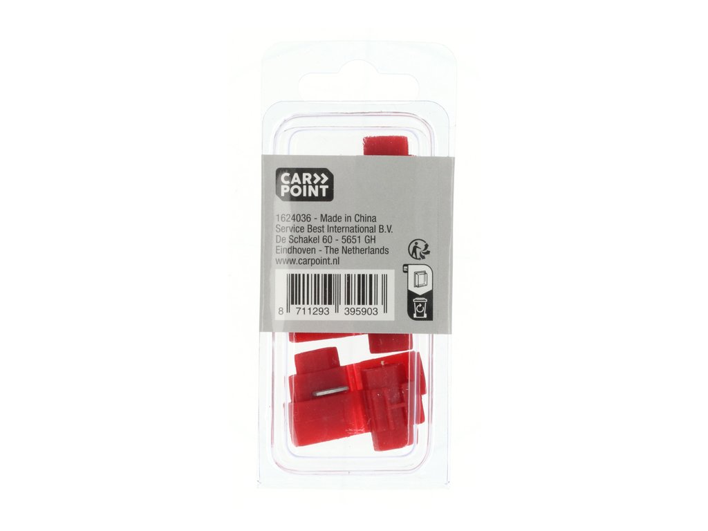 COSSES CABLE LOCK 1563 ROUGE (5 PCS)