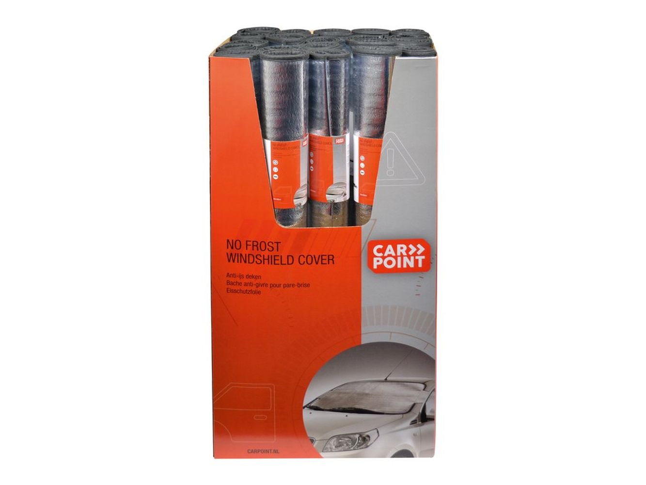BACHE ANTIGIVRE 180X85CM POUR PARE BRISE CARPOINT (DISPLAY PAR 25PCS)