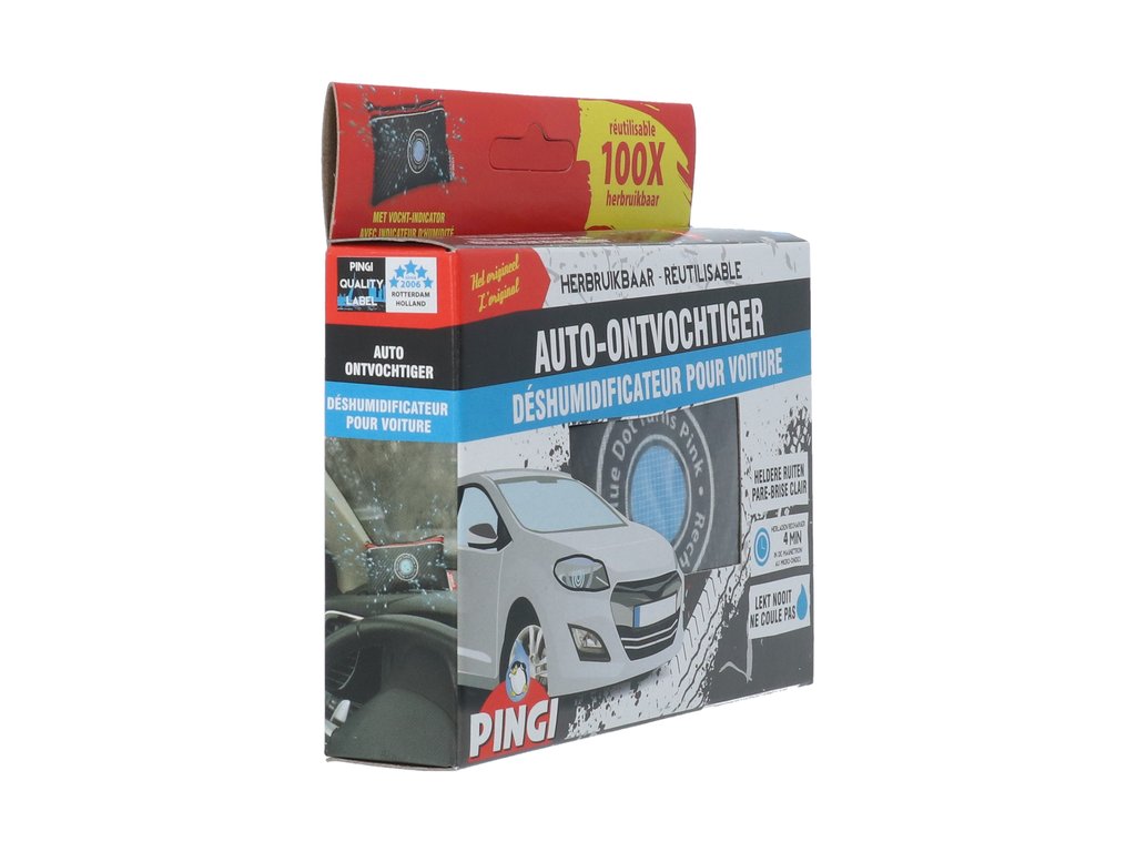 DÉSHUMIDIFICATEUR DE VOITURE RÉUTILISABLE PINGI 150 GR