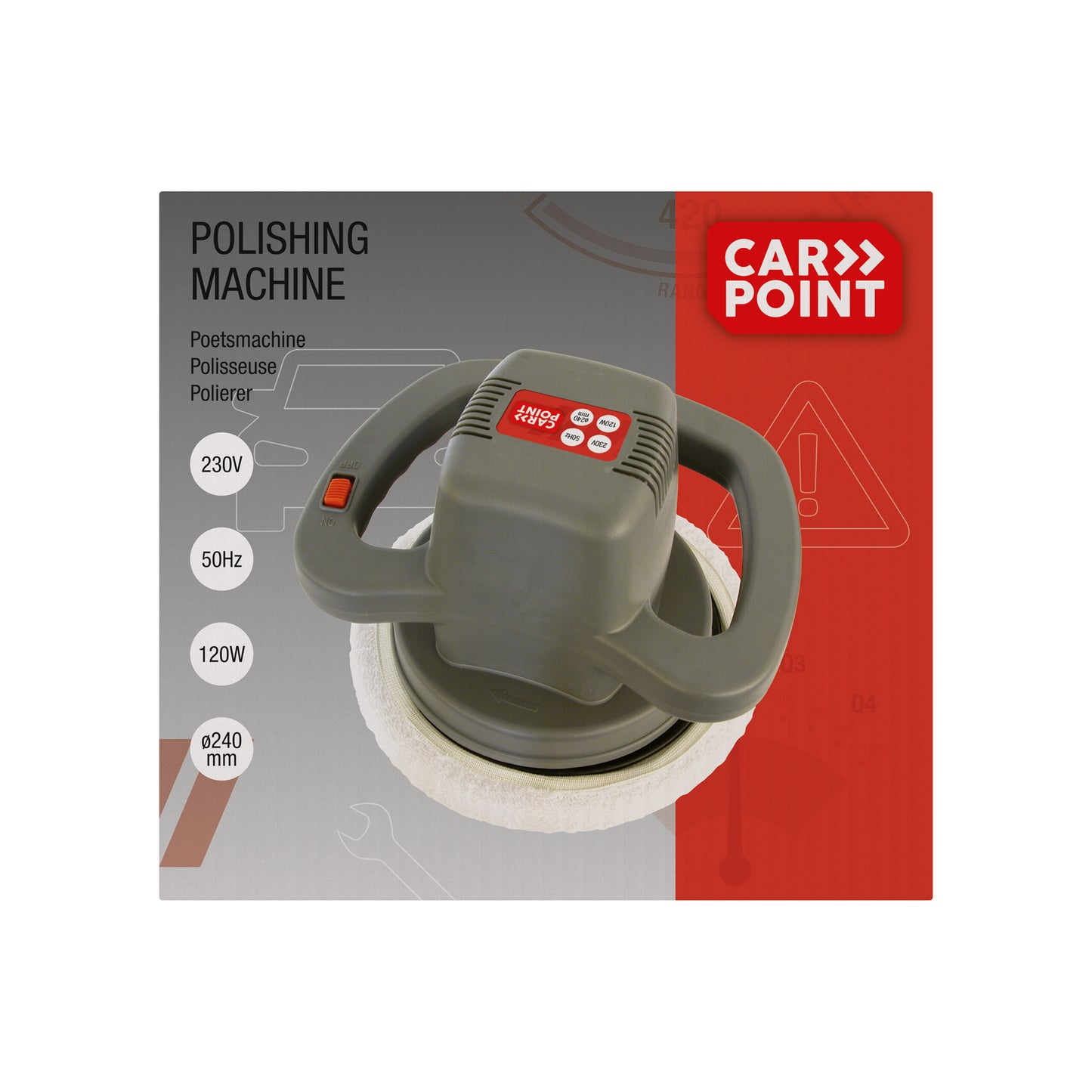 POLISSEUSE Ø245MM 3100 TOURS/MIN 120W 230V