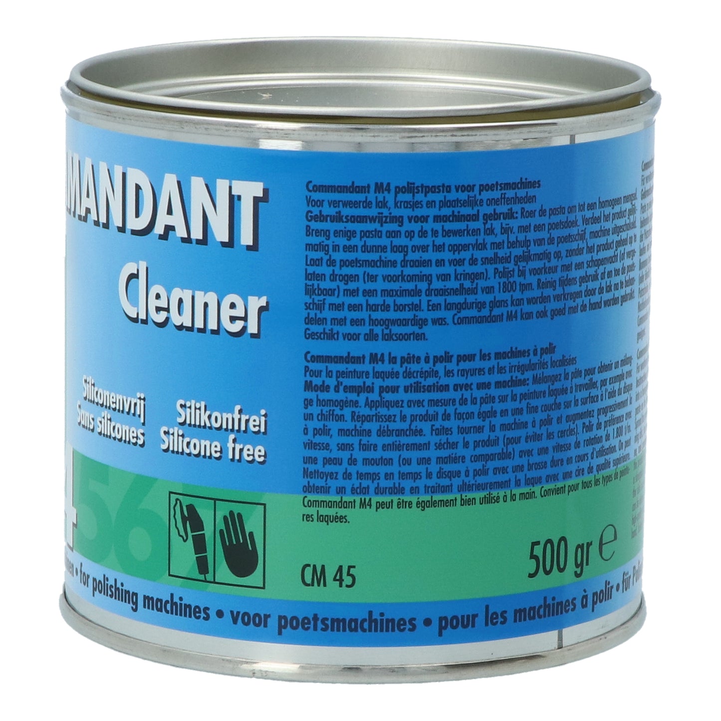 PATE ABRASIVE COMMANDANT CM45 M4 POUR POLISSEUSE 500G