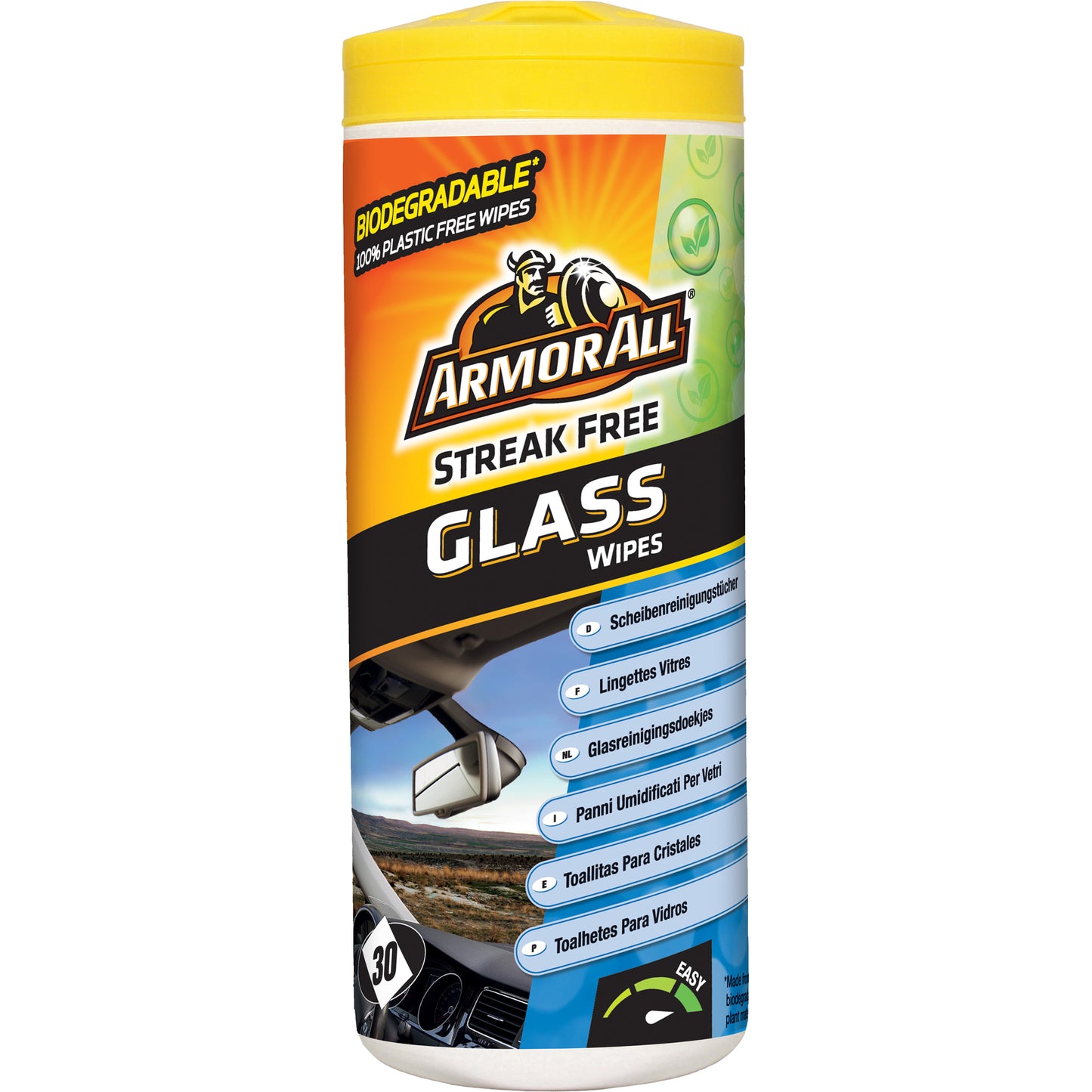 LINGETTES VITRES ARMOR ALL FINITION X30