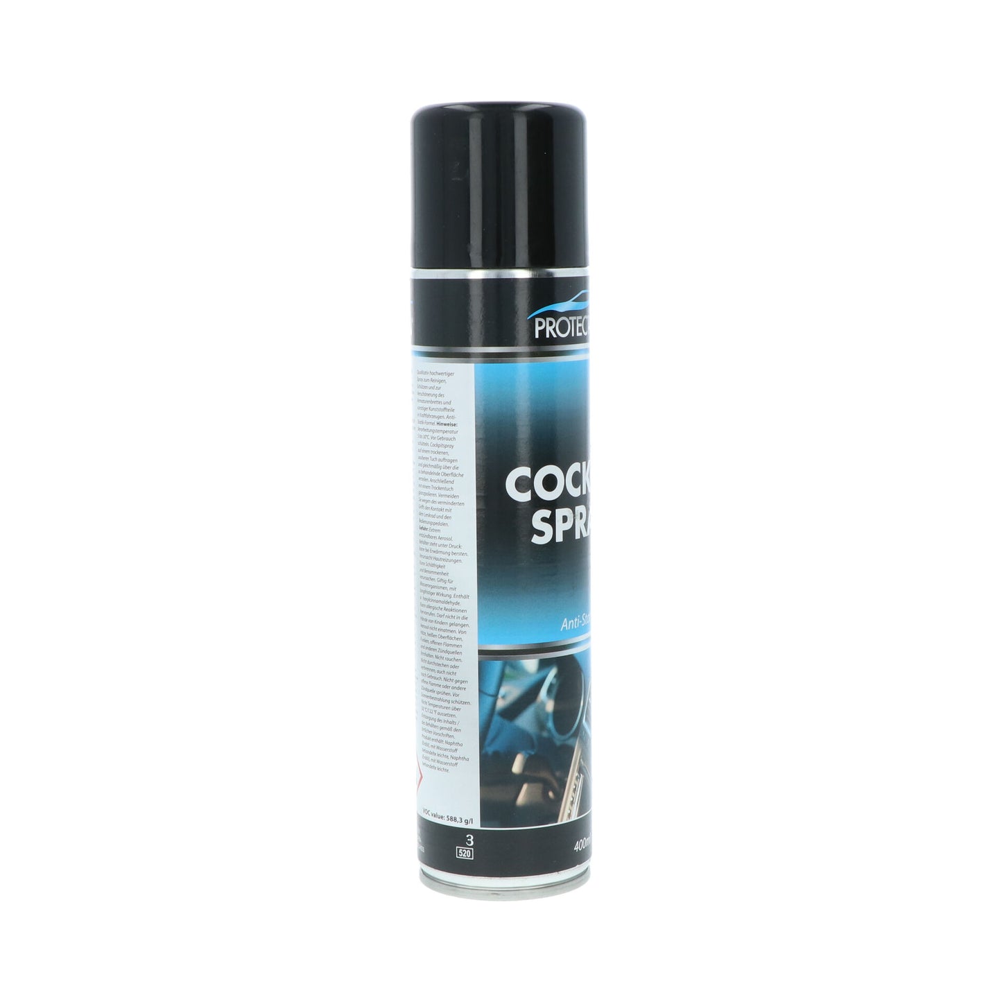 NETTOYANT PLASTIQUES ANTISTATIQUE AEROSOL 400ML PROTECTON
