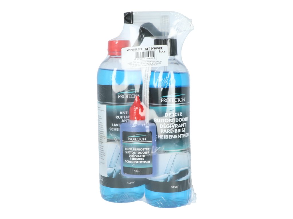 KIT HIVER 3 PIECES PROTECTON (DEGIVR PAR BRIS 500ML/ ANTIGEL LAVE GLACE 500ML/ DEGIVR SERRUR 50ML)