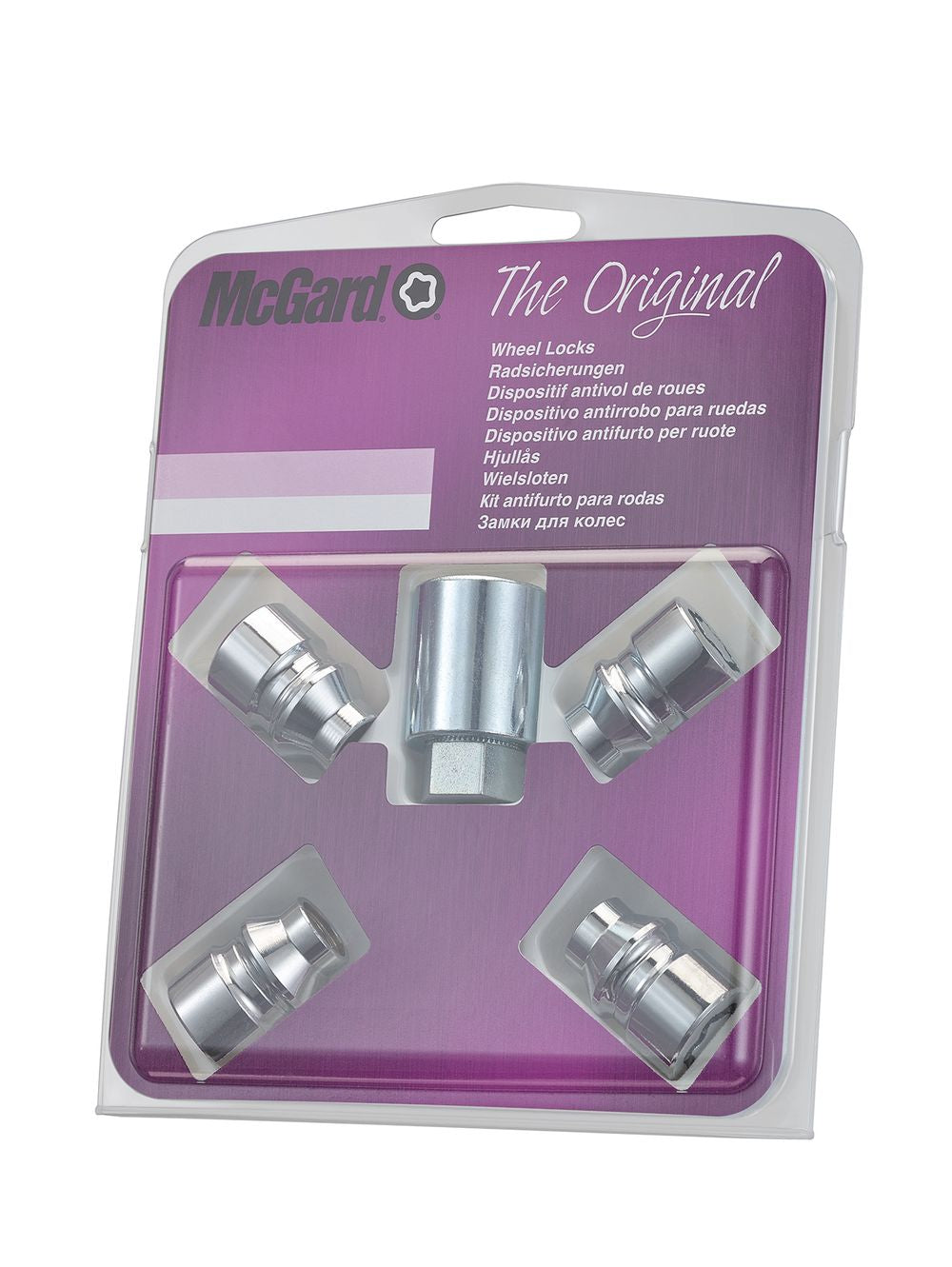 4 ECROUS ANTIVOL SU MCGARD M12X1.5/ 60°/ LONG. 5/32MM/ Ø19MM
