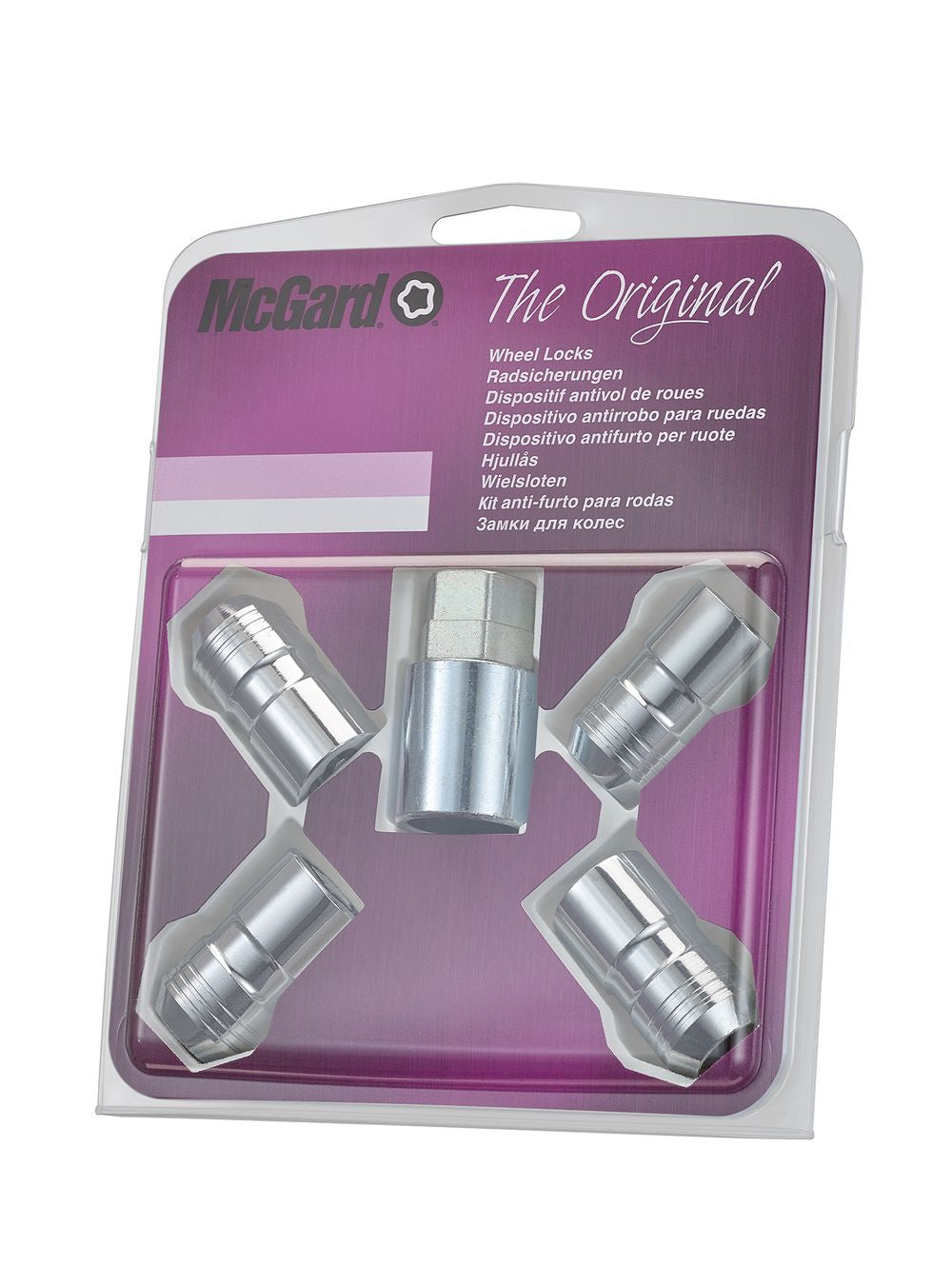 4 ECROUS ANTIVOL SU MCGARD M14X1.5/ 60°/ LONG. 39.7MM/ Ø21MM