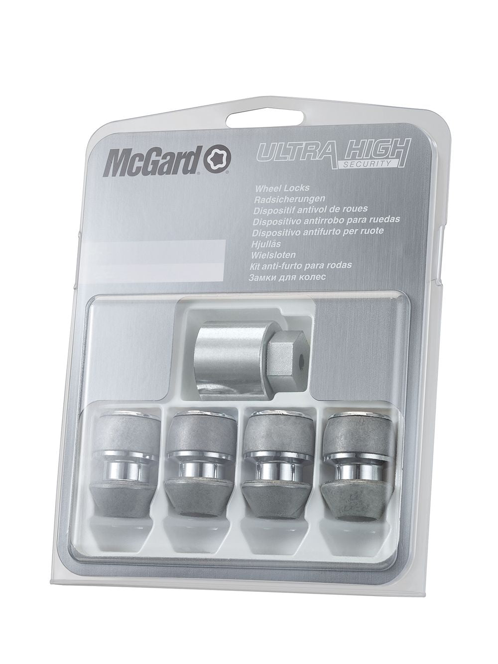 4 ECROUS ANTIVOL SL MCGARD M14X1.5/ 60°/ LONG. 39MM/ Ø21MM