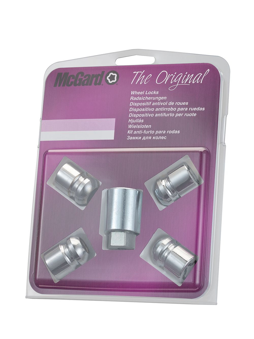 4 ECROUS ANTIVOL SU MCGARD M12X1.5/ R12/ LONG. 29,9MM/ Ø19MM