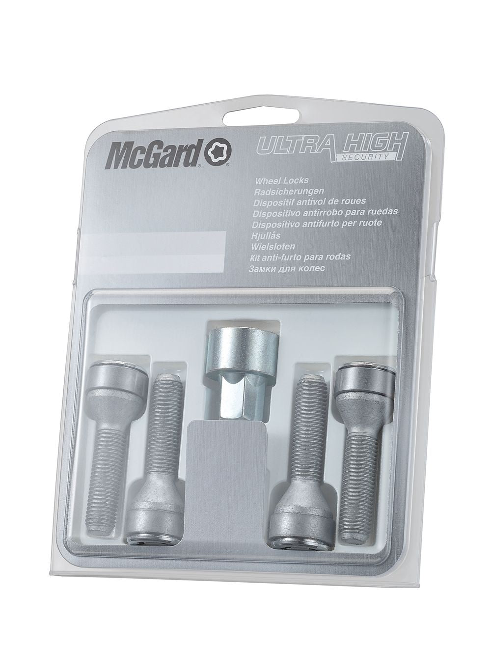 4 VIS ANTIVOL SL MCGARD M12X1.5/ 60°/ LONG. 42.1MM/ Ø17MM