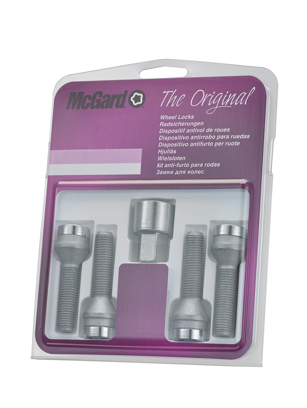 4 VIS ANTIVOL SU MCGARD M14X1.25/ 60°/ LONG. 42MM/ Ø17MM