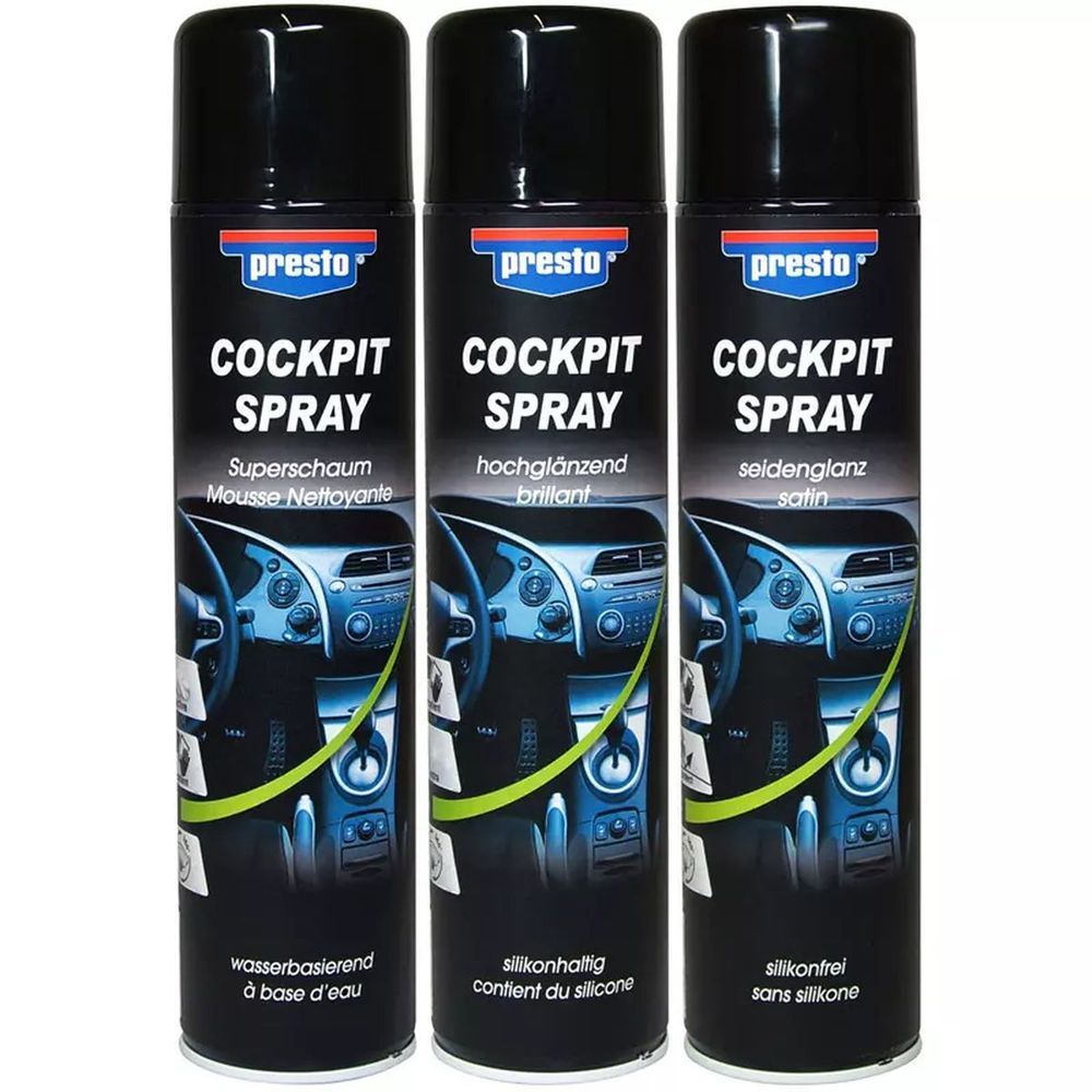 NETTOYANT PLASTIQUE MOUSSE 600 ML PRESTO