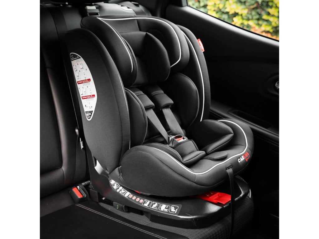 SIEGE ENFANT ROTATIF 360° ISOFIX 40-150CM NOIR ISIZE R129 CAR KIDS