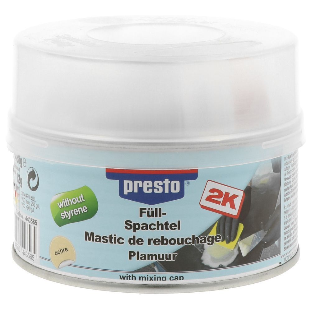 Mastic pour plastique Presto - Bi-composant - 250 g - Presto Mastic
