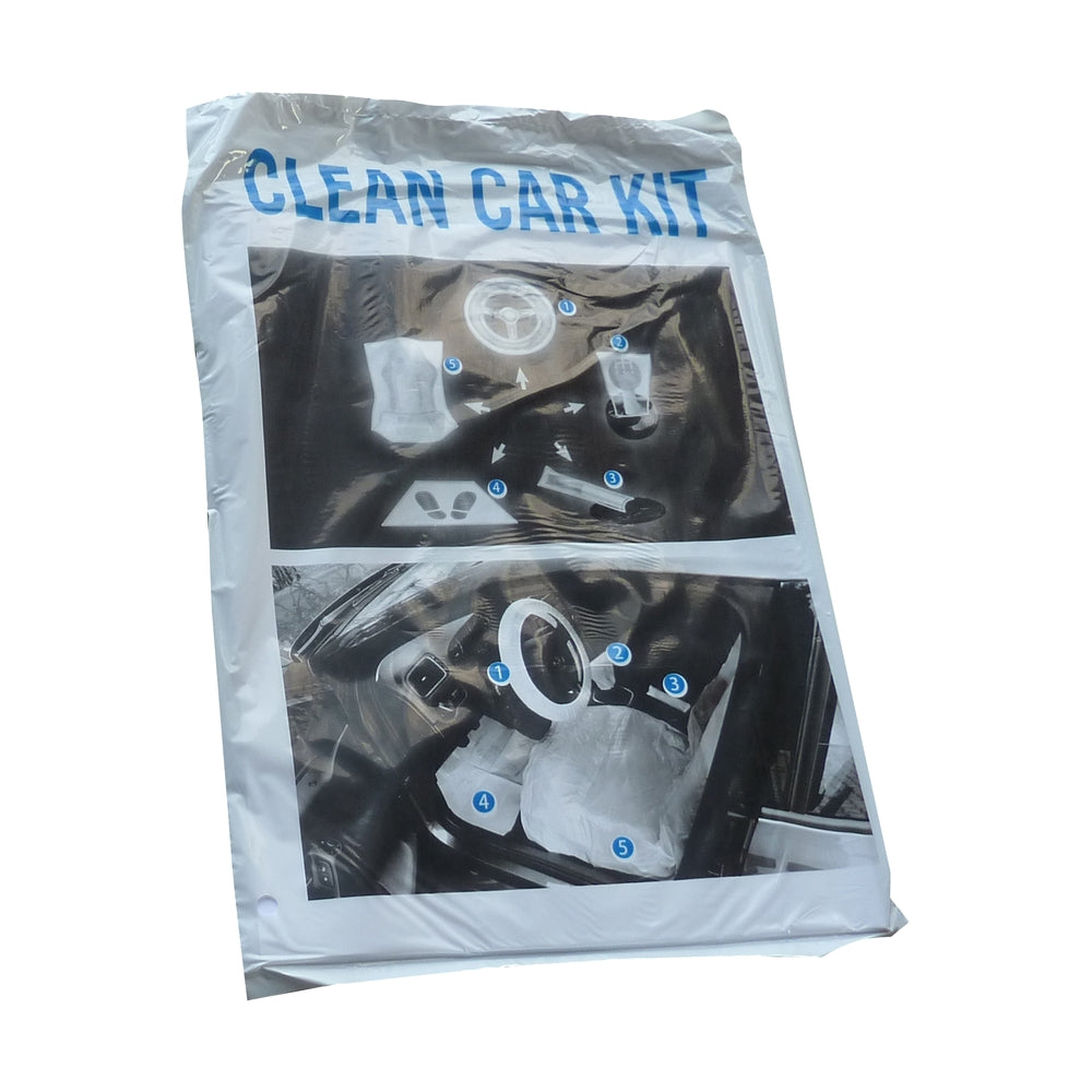 KIT PROTECTION INTERIEURE 5 PCS (SIEG+TAPIS+POMMEAU+FREIN MAIN+VOLANT