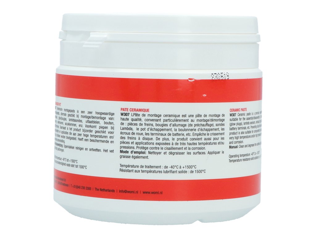 PATE CERAMIQUE 500G BLANC W307