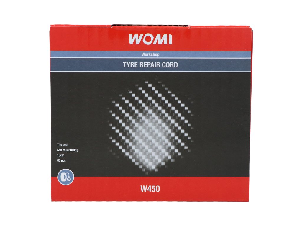 60 MECHES DE REPARATION PNEUS DE VOITURE 10CM WOMI W450