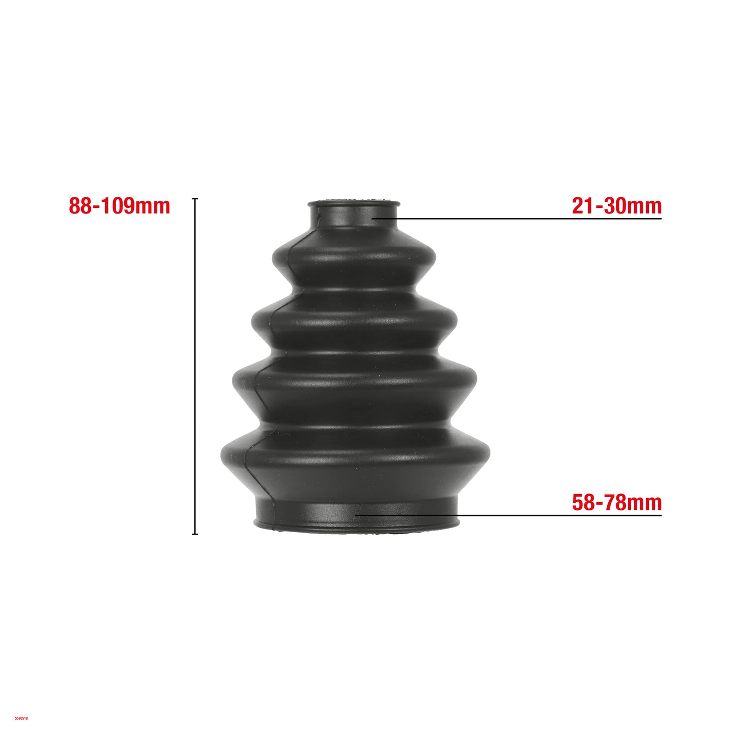 SOUFFLET DE CARDAN SEMI ORIGINAL 104MM W518