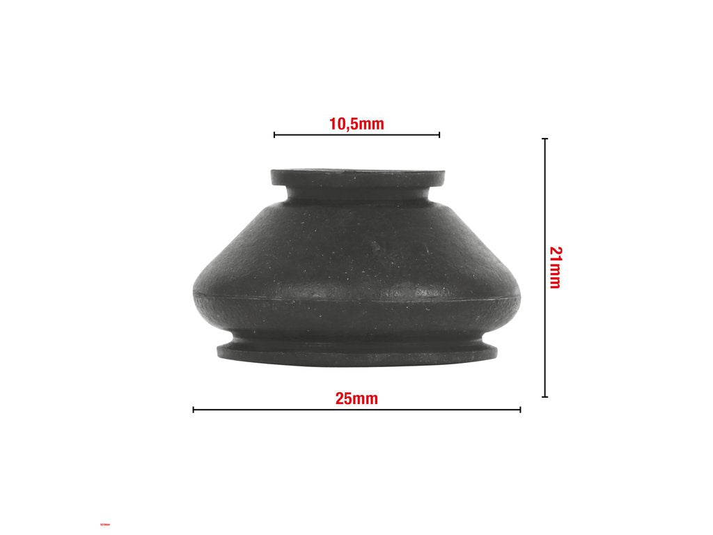 SOUFFLET DE ROTULE DE SUSPENSION 10.5X25X21MM (ANNEAU METAL) VENDU PAR 20 W604